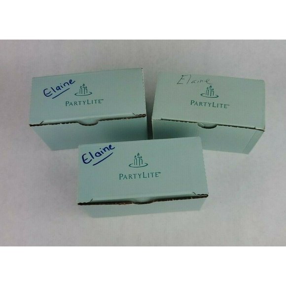 Partylite Aroma Melts Lot Pink Citrus Cafe Latte Ocean Mist 3 Boxes 12 Pcs